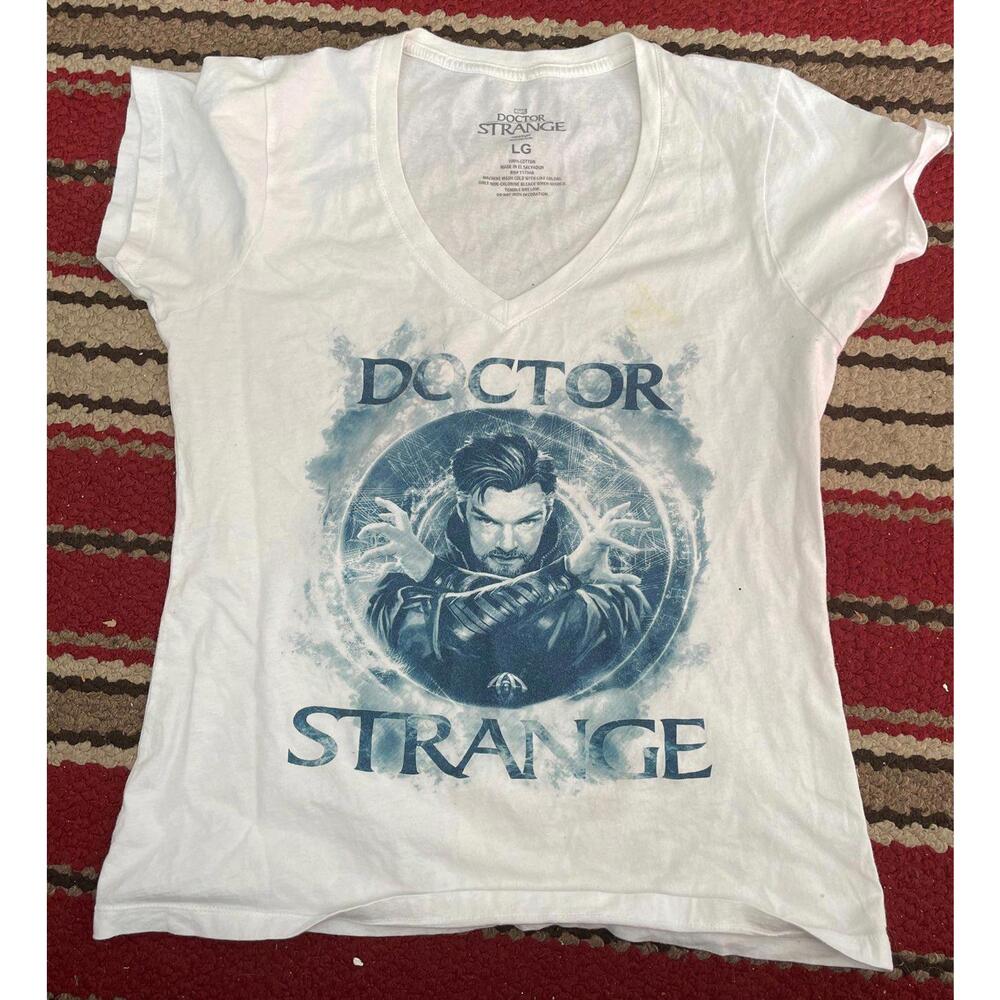Doctor strange marvel her universe large plus size ladies womens v neck v shirt